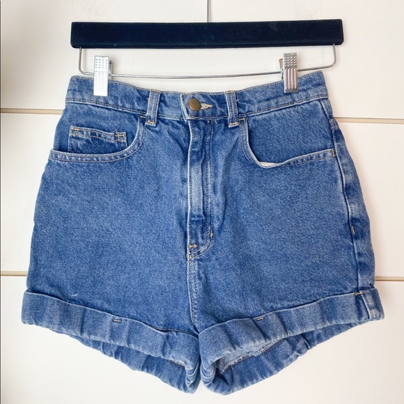 American Apparel Pants - American Apparel denim shorts Sz 27